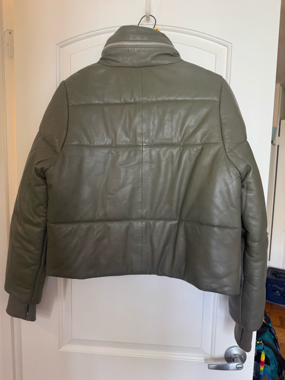 Walter Baker Edwina Leather Puffer Jacket View 3